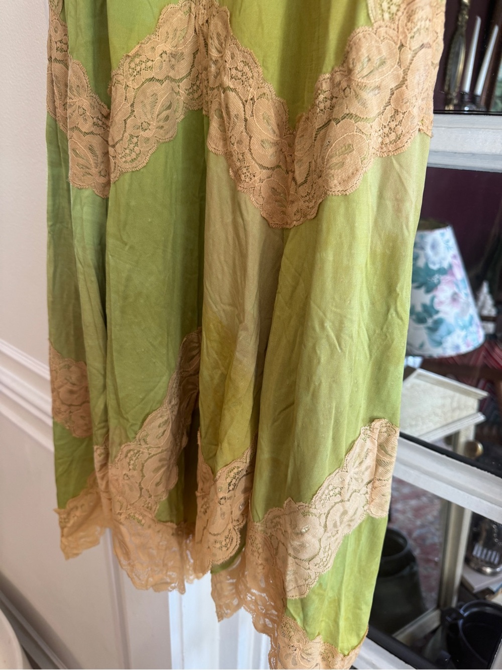 Y2K Vintage Marciano Lace-Trim Slip Dress - Picture 9 of 9